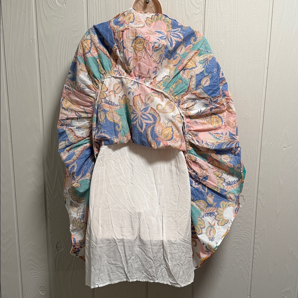 Antonio Melani Brynn Mock Neck Long Sleeve Retro Floral Print Dress SIZE 4 - Picture 14 of 14